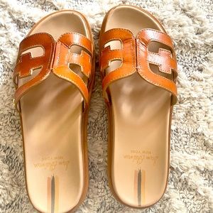 Sam Edelman leather slides